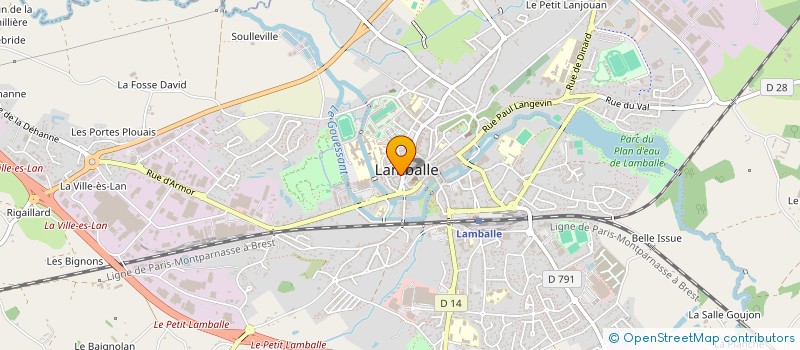 localisation de l'entreprise L'AS DE COEUR à LAMBALLE-ARMOR