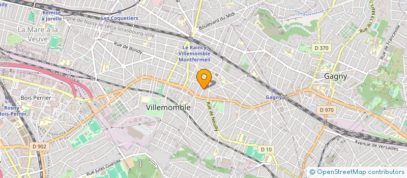 localisation de l'entreprise L'AS DE COEUR à VILLEMOMBLE
