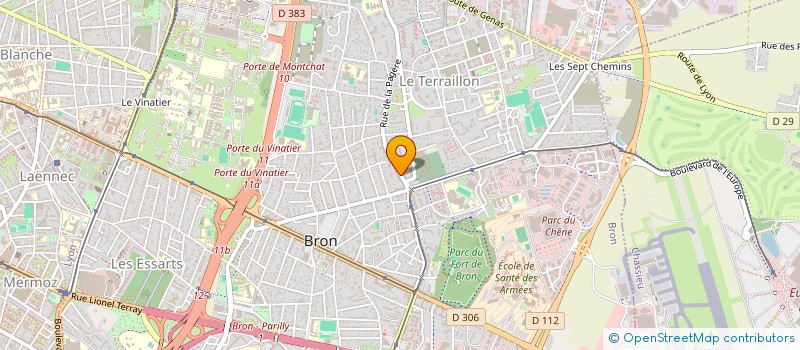 localisation de l'entreprise L'AS DE COEUR LYON EST  BRON