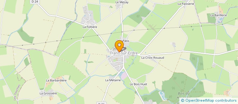 localisation de l'entreprise L'AS DE L'APERO à TRANS-SUR-ERDRE