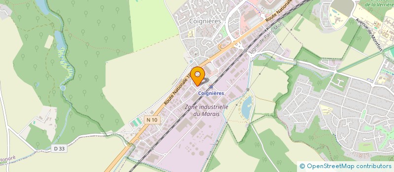 localisation de l'entreprise L'AS DE L'OCCAS  COIGNIERES