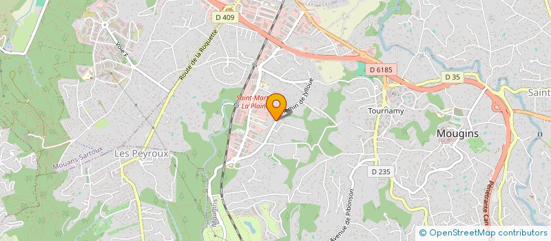 localisation de l'entreprise L'AS DE LA PISCINE à MOUGINS