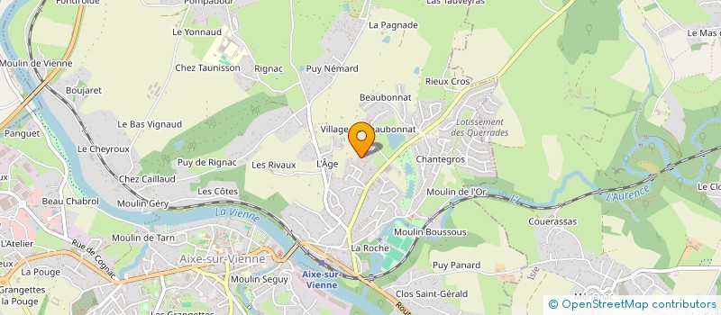 localisation de l'entreprise L'AS DE LA ROUTE à AIXE-SUR-VIENNE