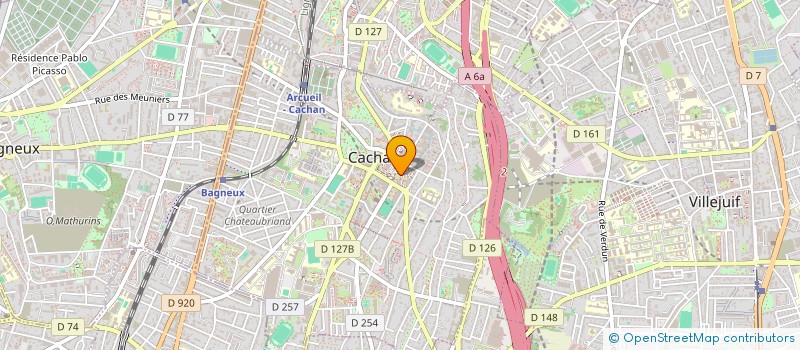 localisation de l'entreprise L'AS DE MADAGASCAR  CACHAN