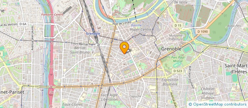 localisation de l'entreprise L 'AS DE PIQUE  GRENOBLE