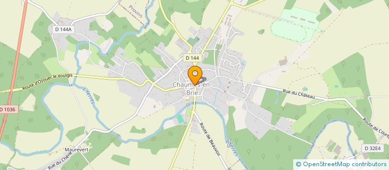 localisation de l'entreprise L'AS DE PIQUE  CHAUMES-EN-BRIE