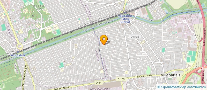 localisation de l'entreprise L'AS DES CANALISATIONS  VILLEPARISIS