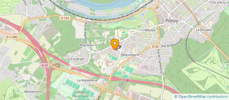 localisation de l'entreprise L'AS DRIVE PARIS  POISSY