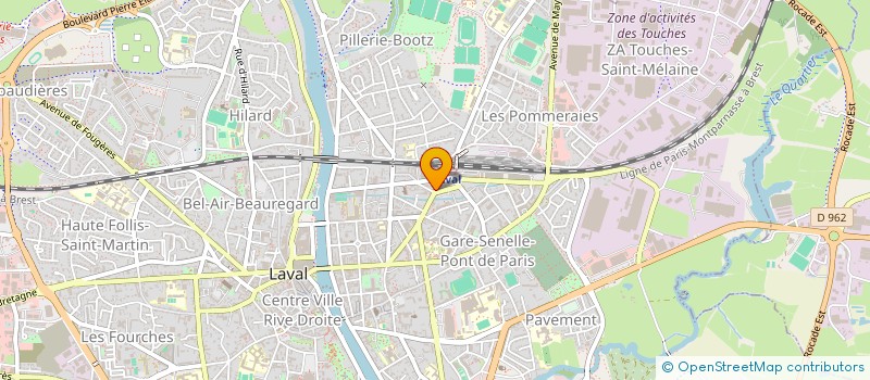 localisation de l'entreprise L'AS DU BRIOCHE à LAVAL