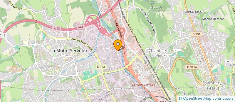 localisation de l'entreprise L' AS DU CARREAUX  LA MOTTE-SERVOLEX