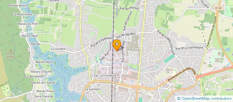 localisation de l'entreprise L'AS DU CRIME  LES SABLES-D'OLONNE