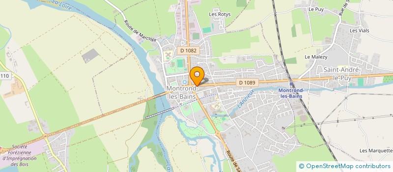 localisation de l'entreprise L'AS DU KEBAB  MONTROND-LES-BAINS