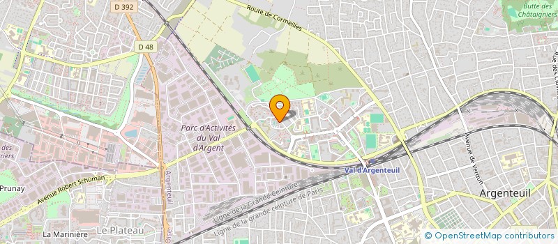 localisation de l'entreprise L'AS DU PARE BRISE  ARGENTEUIL