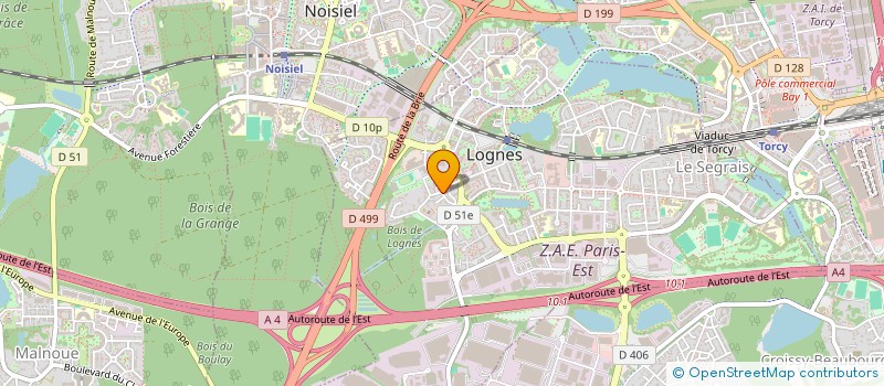 localisation de l'entreprise L'AS DU POULET à LOGNES