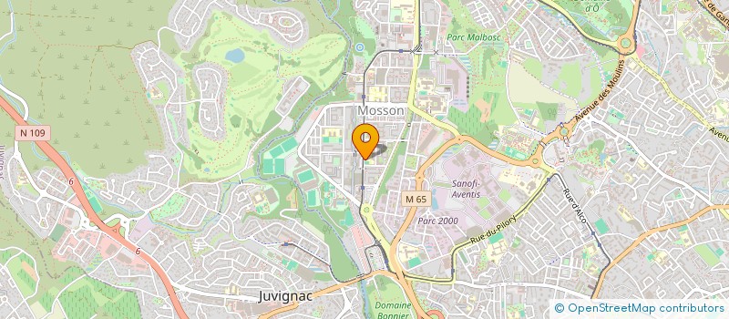 localisation de l'entreprise L'AS EAT à MONTPELLIER
