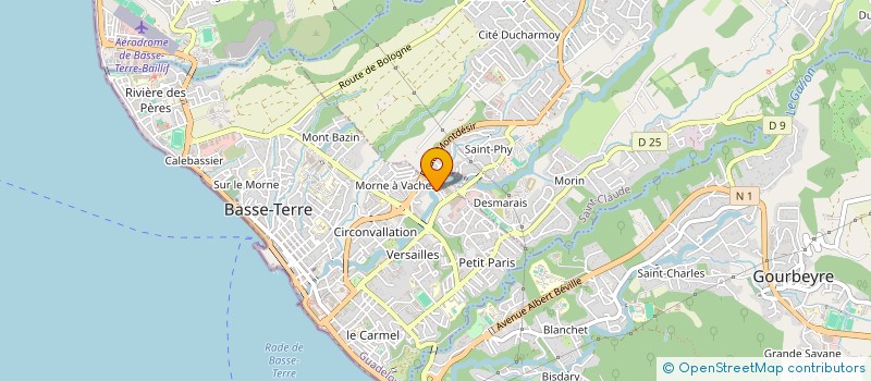 localisation de l'entreprise L'AS-LA SAS  BASSE-TERRE