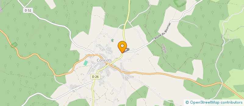 localisation de l'entreprise L'ASCALAPHE  CONCOTS