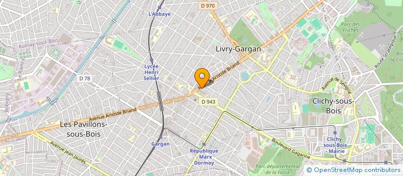 localisation de l'entreprise L'ASCENCION à LIVRY-GARGAN