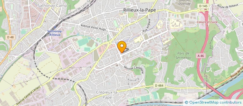 localisation de l'entreprise L'ASCENSION  RILLIEUX-LA-PAPE