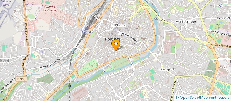 localisation de l'entreprise L'ASCI MUSICALE à POITIERS