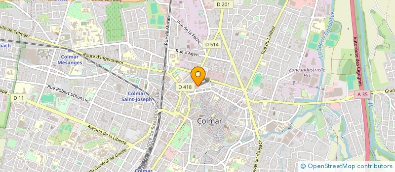 localisation de l'entreprise L'ASIAN  COLMAR
