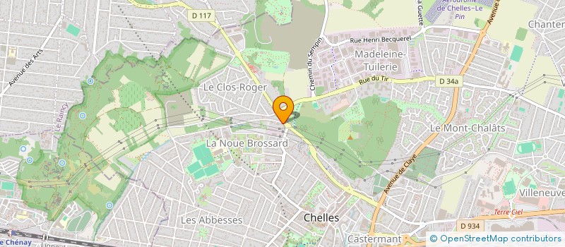 localisation de l'entreprise L'ASIANE à CHELLES