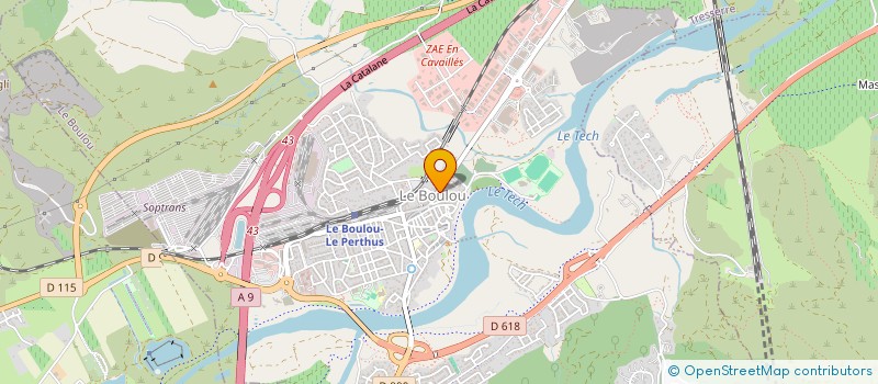 localisation de l'entreprise L'ASIE DU SUD  LE BOULOU