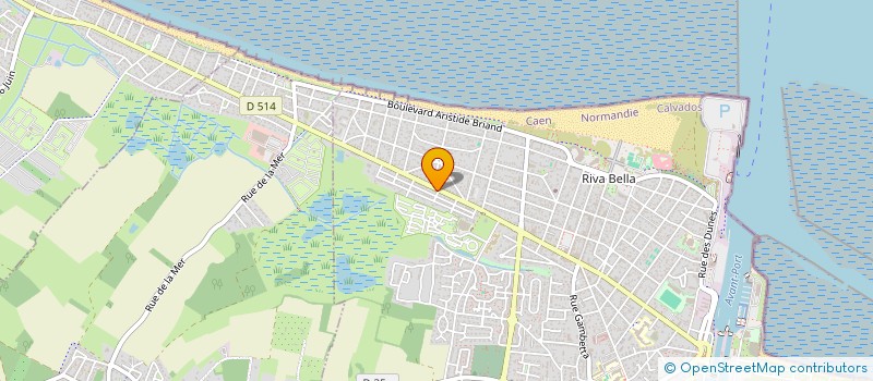 localisation de l'entreprise L'ASINERIE  OUISTREHAM