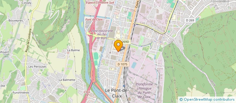 localisation de l'entreprise L'ASS'IDEM  LE PONT-DE-CLAIX