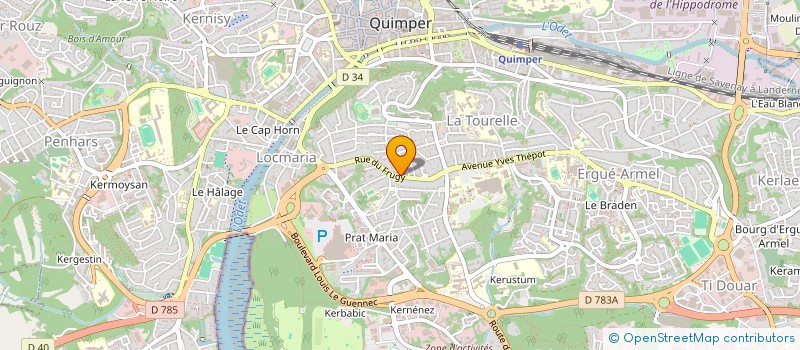 localisation de l'entreprise L'ASSASSIN HABITE DANS LE 29 à QUIMPER