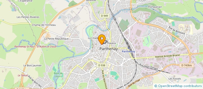 localisation de l'entreprise L'ASSAUT DU BLUES  PARTHENAY