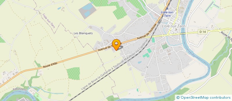 localisation de l'entreprise L'ASSEMBLE(E) à LISLE-SUR-TARN
