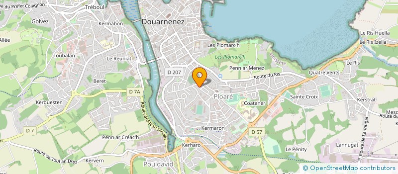 localisation de l'entreprise L'ASSEMBLEE SAUVAGE  DOUARNENEZ