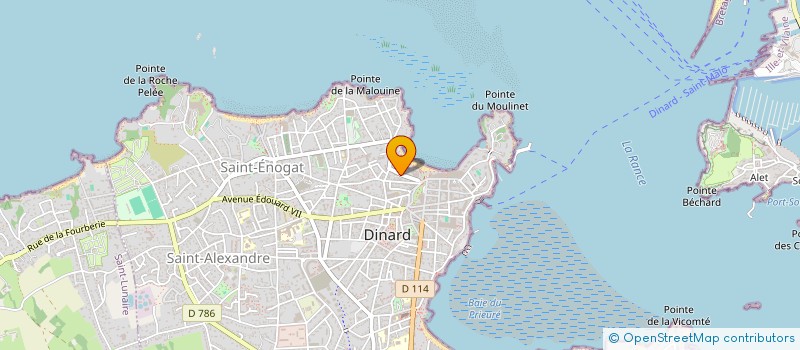 localisation de l'entreprise L'ASSIETTE à DINARD