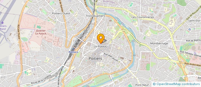 localisation de l'entreprise L'ASSIETTE AFRICAINE à POITIERS