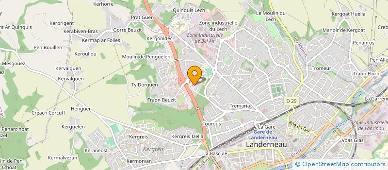 localisation de l'entreprise L'ASSIETTE COOPERATIVE à LANDERNEAU