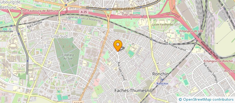 localisation de l'entreprise L'ASSIETTE GOURMANDE  FACHES-THUMESNIL