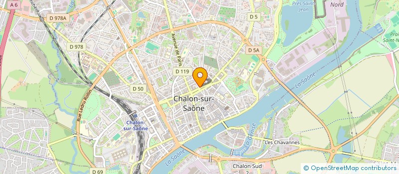 localisation de l'entreprise L'ASSIETTE GOURMANDE AYLA  CHALON-SUR-SAONE