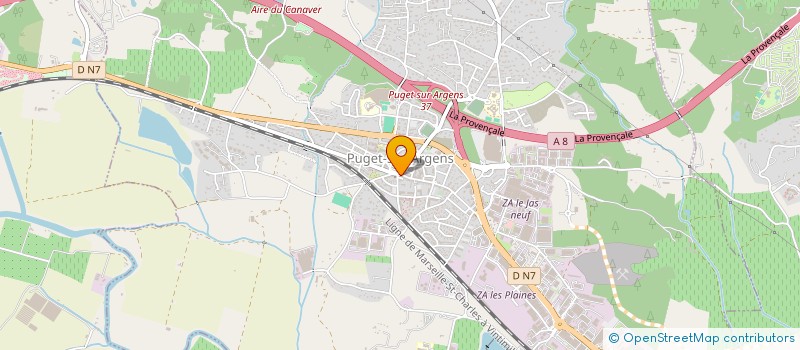 localisation de l'entreprise L'ASSIETTE NICOISE à PUGET-SUR-ARGENS
