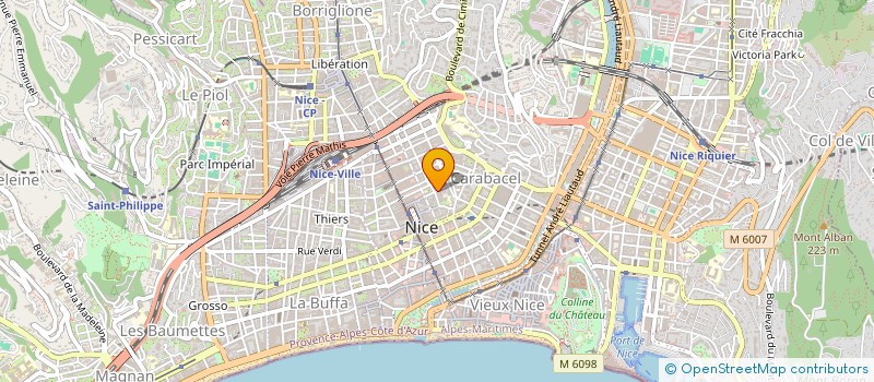 localisation de l'entreprise L'ASSIETTE ROYALE à NICE