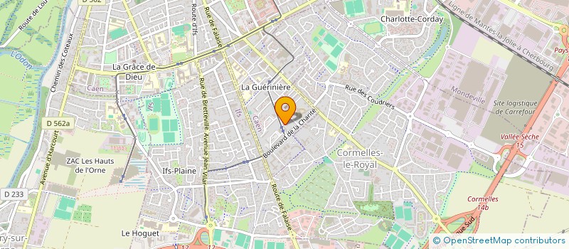 localisation de l'entreprise L ASSIETTE SANS FRONTIERES à CAEN