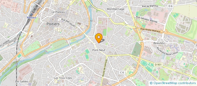localisation de l'entreprise L'ASSIETTE VOLANTE à POITIERS