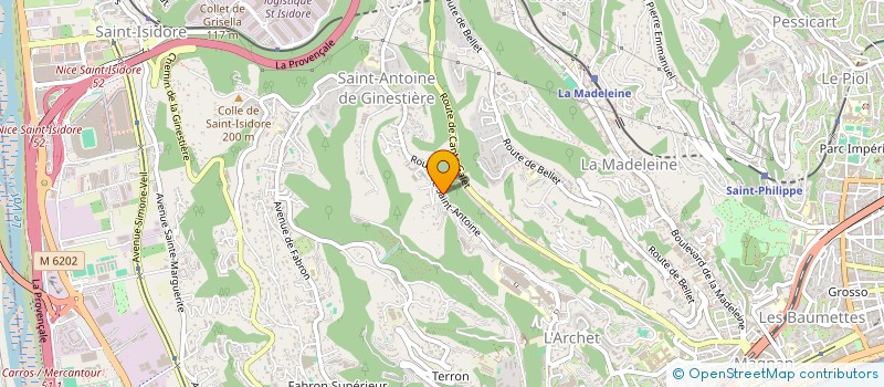 localisation de l'entreprise L'ASSIETTE VOYAGEUSE à NICE