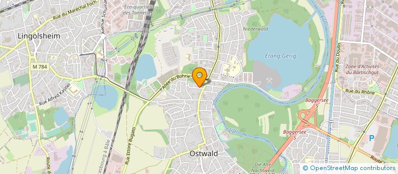 localisation de l'entreprise L ASSISE à OSTWALD