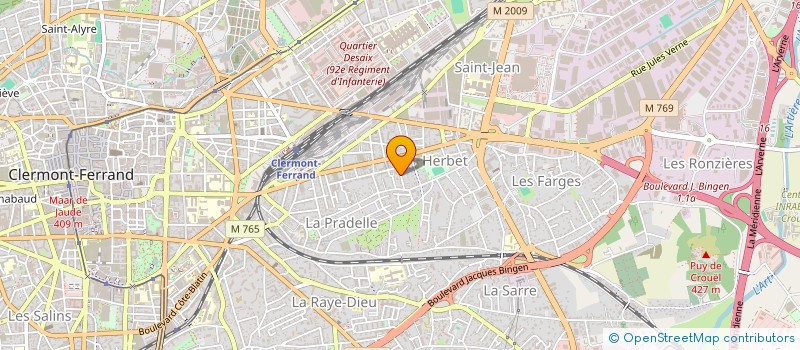 localisation de l'entreprise L'ASSO 6  CLERMONT-FERRAND