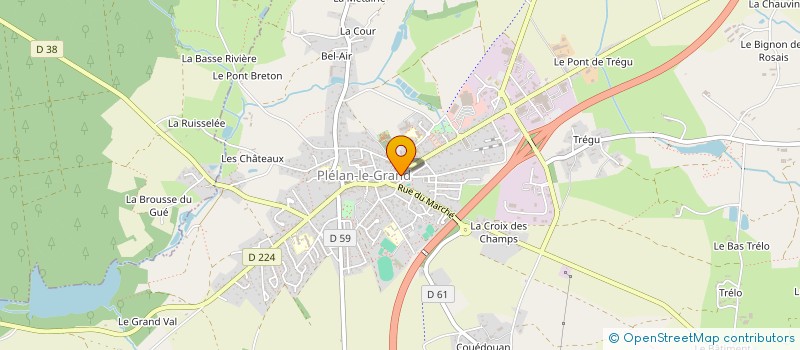 localisation de l'entreprise L'ASSO  PLELAN-LE-GRAND