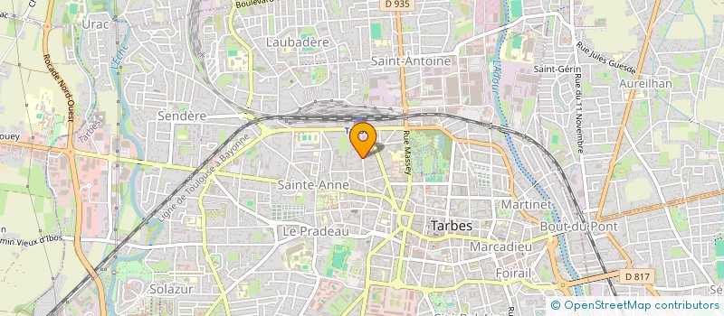 localisation de l'entreprise L'ASSO CHET  TARBES