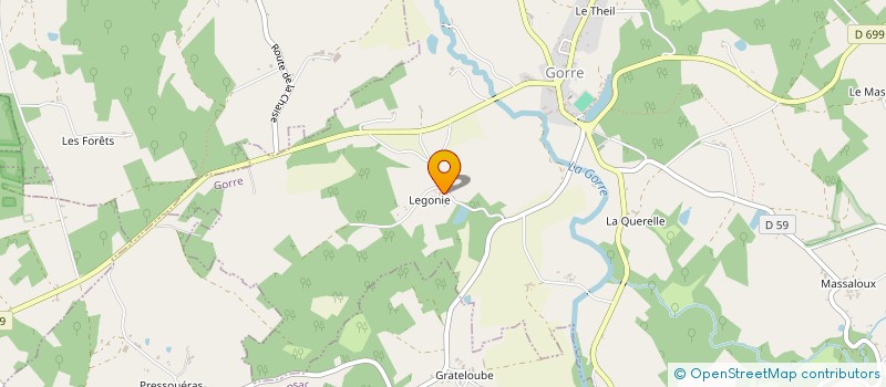 localisation de l'entreprise L'ASSO D'A COTE à GORRE
