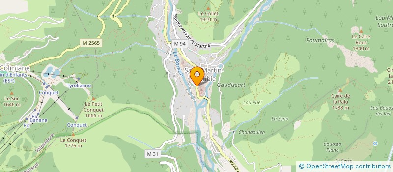 localisation de l'entreprise L'ASSO D MONTAGN'ARTS  SAINT-MARTIN-VESUBIE