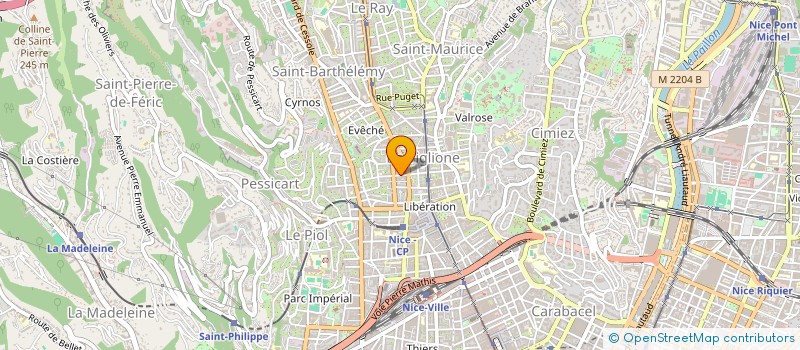 localisation de l'entreprise L'ASSO DELCO à NICE